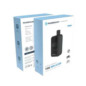 پمپ باد پاورولوژی مدل Powerology Tire Inflator P25CMAPBK