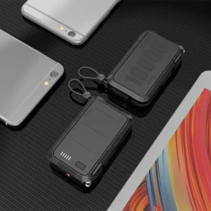 پاوربانک و شارژر دیواری پرودو مدل PDPBFCH051 ظرفیت 10000 توان 22.5 وات با کابل متصل