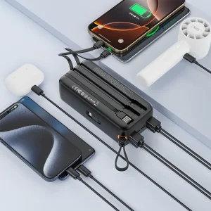 پاوربانک ایکس او مدل PR280 ظرفیت 30000 میلی آمپر توان 22.5 وات