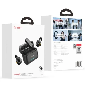 میکروفون یقه‌ای بی سیم ارلدام مدل MC18 دوکاربره تایپ سی و لایتنینگ