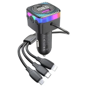 شارژر فندکی و اف ام پلیر بلوتوثی ارلدام مدل M98 توان 3.1 وات