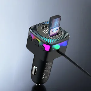 شارژر فندکی و اف ام پلیر بلوتوثی ارلدام مدل M98 توان 3.1 وات