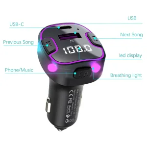 شارژر فندکی و اف ام پلیر بلوتوثی ارلدام مدل M99 توان 3.1 وات