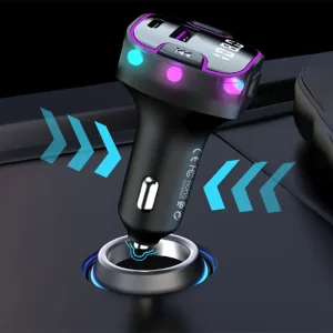 شارژر فندکی و اف ام پلیر بلوتوثی ارلدام مدل M99 توان 3.1 وات