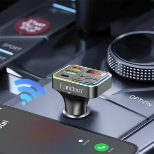 شارژر فندکی و اف ام پلیر بلوتوثی ارلدام مدل M109 توان 3.1 وات