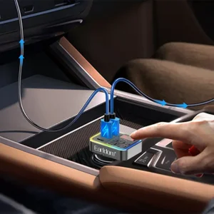 شارژر فندکی و اف ام پلیر بلوتوثی ارلدام مدل M109 توان 3.1 وات