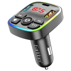 شارژر فندکی و اف ام پلیر بلوتوثی ارلدام مدل M110 توان 3.1 وات