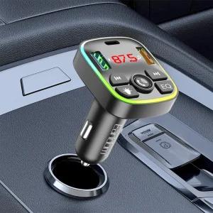 شارژر فندکی و اف ام پلیر بلوتوثی ارلدام مدل M110 توان 3.1 وات