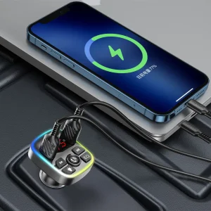 شارژر فندکی و اف ام پلیر بلوتوثی ارلدام مدل M110 توان 3.1 وات