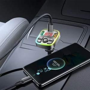 شارژر فندکی و اف ام پلیر بلوتوثی ارلدام مدل M110 توان 3.1 وات