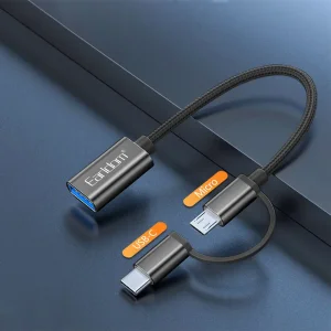 مبدل 3.0 USB به تایپ سی / Micro USB ارلدام OT84