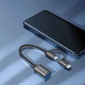 مبدل 3.0 USB به تایپ سی / Micro USB ارلدام OT84