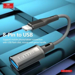 تبدیل USB OTG به لایتنینگ ارلدام OT81