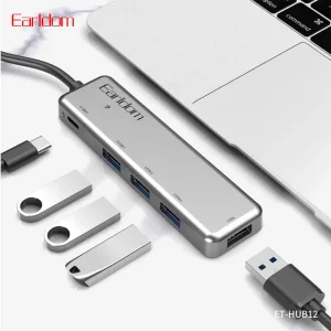 هاب 5 پورت USB2.0 ارلدام مدل HUB12