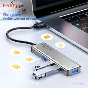 هاب 5 پورت USB2.0 ارلدام مدل HUB12