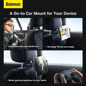 هولدر و پایه نگهدارنده موبایل و تبلت بیسوس JoyRide Pro Car Backseat Mount