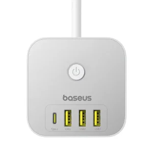 شارژر رومیزی بیسوس Power Combo Cube PowerStrip S321A توان 20 وات