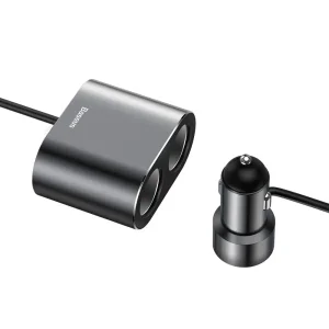 شارژر فندکی بیسوس مدل CRDYQ-01 توان 80 وات