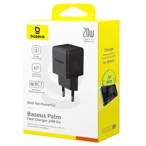 شارژر دیواری بیسوس Palm CCZC20UE توان 20 وات