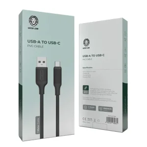 کابل شارژ USB به Type-C گرین لاین مدل GNPVCATCBK طول 1 متر