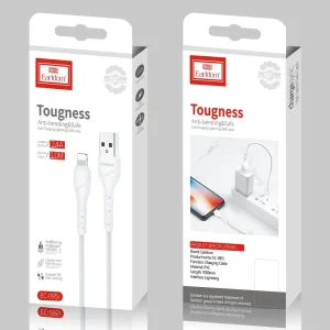 کابل شارژ USB به لایتنینگ ارلدام مدل EC-095i طول 1 متر توان 2.4 آمپر