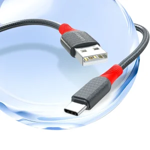 کابل شارژ USB به Type-C ارلدام مدل EC-186C طول 1 متر توان 3 آمپر