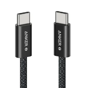 کابل شارژ USB-C به USB-C انکر Zolo مدل A8060 طول 1 متر توان 240 وات