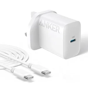 شارژر دیواری انکر مدل Anker Select Charger 20W B2347 توان 20 وات با کابل تایپ سی