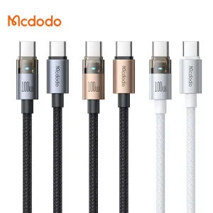 کابل شارژ USB-C به USB-C مک دودو مدل CA-558 طول 1.2 متر توان 100 وات