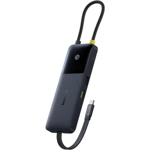 هاب تایپ سی 6 پورت بیسوس Dual Fast Charging مدل BS-OH168 B00070902123-00