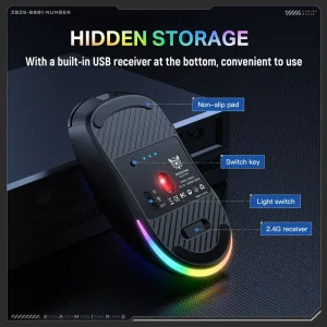 ماوس بی سیم گیمینگ اونیکوما مدل CW935 Wireless