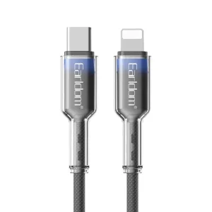 کابل شارژ تایپ سی به لایتنینگ ارلدام مدل EC-204C-L طول 1 متر توان 27 وات