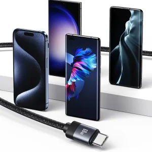 کابل شارژ USB-C به USB-C یوسمز مدل SJ704  طول 1 متر توان 60 وات