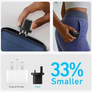 شارژر دیواری انکر مدل B2656 توان 25 وات با کابل USB-C