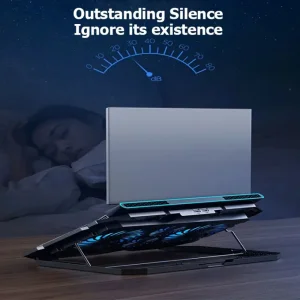 پایه خنک کننده لپ تاپ آیس کورل مدل K22 با 4 فن