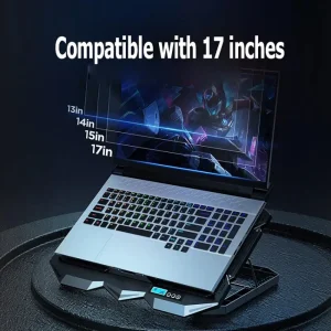 پایه خنک کننده لپ تاپ آیس کورل مدل K22 با 4 فن