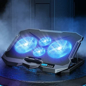 پایه خنک کننده لپ تاپ آیس کورل مدل K22 با 4 فن