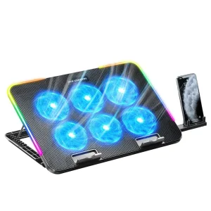 پایه خنک کننده لپ تاپ آیس کورل مدل A9R با 6 فن