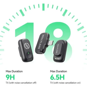 گیرنده USB-C میکروفون بی‌سیم Hollyland LARK A1