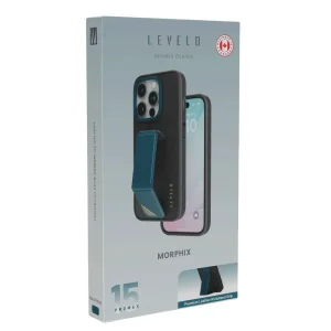 قاب چرمی لولوو Levelo Morphix Leather Grip موبایل آیفون iPhone 15 Pro Max