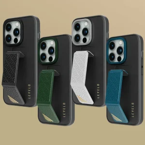 قاب چرمی لولوو Levelo Morphix Leather Grip موبایل آیفون iPhone 15 Pro Max