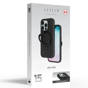 قاب مگ سیف لولوو Levelo Iris Pro موبایل آیفون iPhone 15 Pro Max
