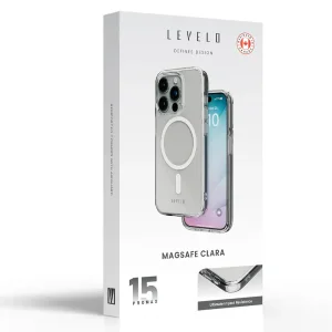 قاب مگ سیف لولوو Levelo Magsafe Clara موبایل آیفون iPhone 15 Pro Max