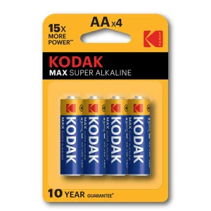 باتری قلمی کداک مدل Max Super Alkaline بسته 4 عددی