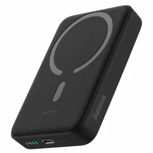 پاوربانک مگنتی بیسوس مدل Magnetic Mini PPCXM1030 ظرفیت 10000 توان 30 وات