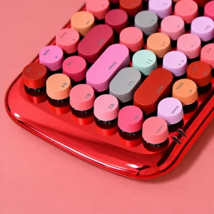 کیبورد بی سیم مافی مدل LUSC Lipstick
