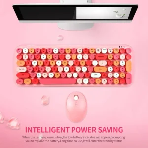 کیبورد و ماوس بی سیم مافی مدل Candy XR