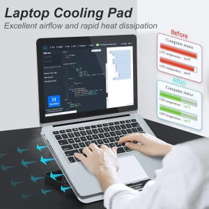 پایه خنک کننده لپ تاپ آیس کورل مدل A19 با 6 فن
