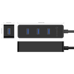 Orico W5PH4-U3-V1 Four Port USB 3.0 Hub (4)