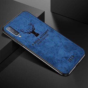 Cloth Texture Deer Case For Samsung Galaxy A70 (2)